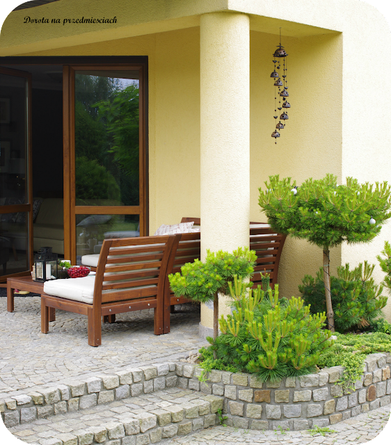 dzwonki na tarasie feng shui ozdoba tarasu