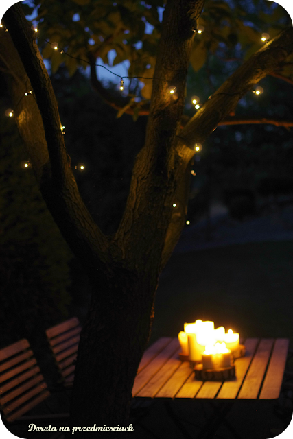 oświetlenie na ogrodzie, lampki solarne,