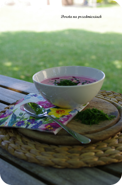 chłodnik, obiad w upały, orzeżwiające menu