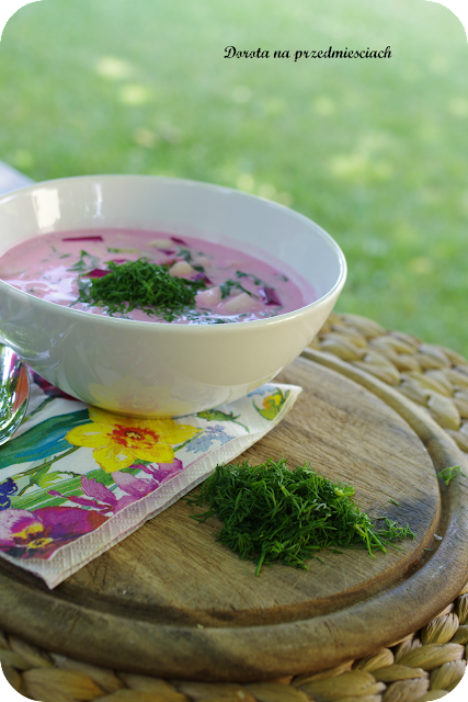 chłodnik, obiad w upały, orzeżwiające menu