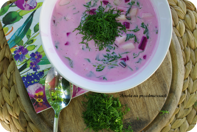 chłodnik, obiad w upały, orzeżwiające menu