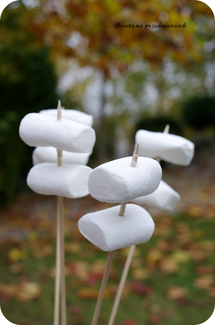 pianki marshmallow pianki z ogniska pianki na gorąco słodkości z ogniska