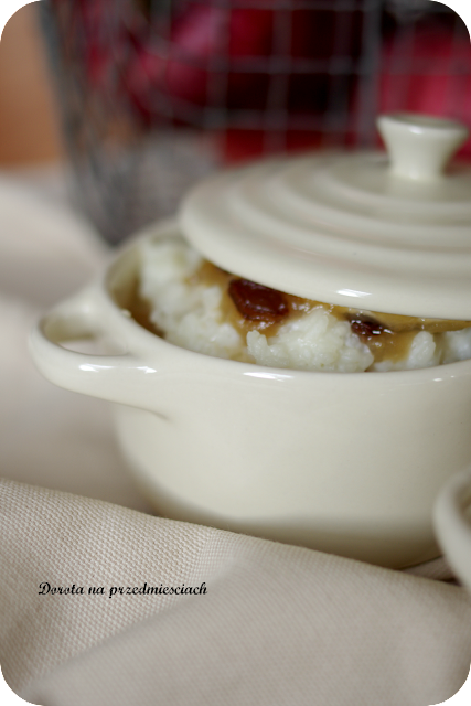 Ryz z jabłkami, jabłka prażone, szybki obiad, jesienne smaki