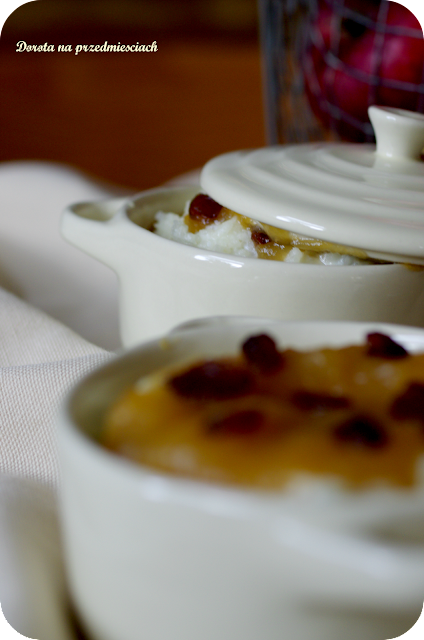 Ryz z jabłkami, jabłka prażone, szybki obiad, jesienne smaki