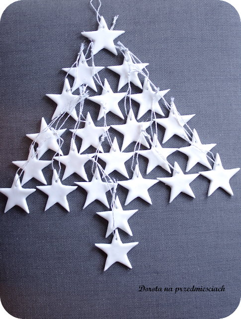 ozdoby na choinkę zrób sam, DIY, modelina, Christmas decors