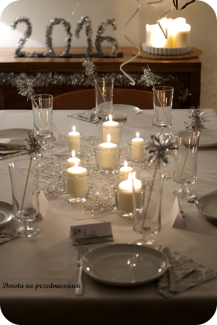 Sylwestrowe dekoracje, new years eve ideas, sylwester w domu