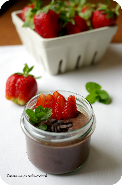 kokosowy pudding chia, zdrowy deser