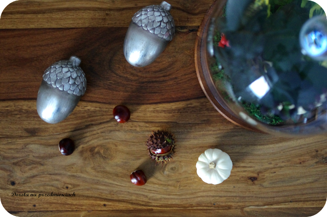 jesień autumn chloche klosz dekoracja salon homedecor