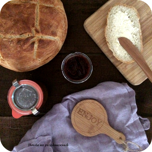 chleb z garnka, domowy chleb, domowe wypieki, weekend