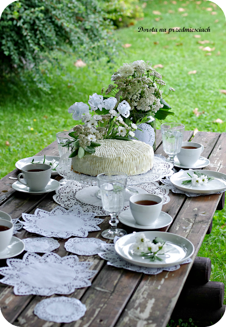 rocznica ślubu rustykalne wesele przyjęcie w ogrodzie